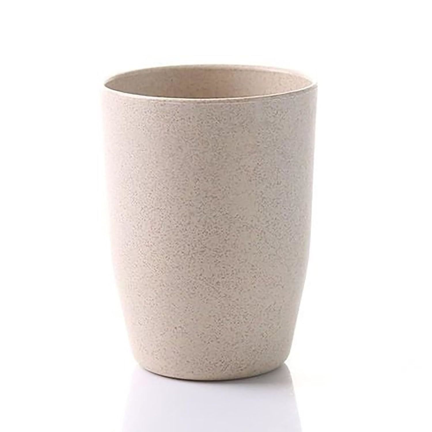 Wheat Cup Reusable Party Cups, 12 Oz, Set Of 6 (1, Beige)