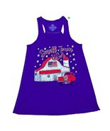 Jane Marie Blue Racer Back Top Small Town USA US-Small - $17.80 CAD