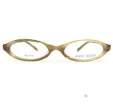 Anne Klein Petite Eyeglasses Frames AK8062 169 Gold Horn Oval Full Rim 47-16-135 - £40.09 GBP