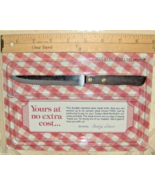 Vintage 1989 Reader&#39;s Digest Serrated STEAK KNIFE w/ Wood Handle 8 1/4&quot; ... - $26.32