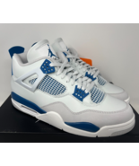 Nike Air Jordan 4 Retro 2024 AJ4 Military Blue Shoes FV5029-141 Size 13 - £248.54 GBP