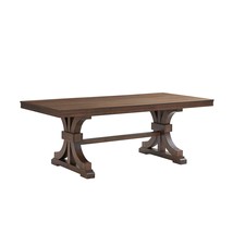 79&quot; Rubber Wood Dining Table for 6-8 - £570.90 GBP