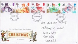 United Kingdom First Day Cover FDC Falkirk Christmas Pantomime 1985 - £3.10 GBP