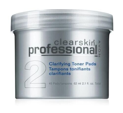 AVON CLEARSKIN PROFESSIONAL "CLARIFYING TONER PADS" 45 PADS NEW SEALED!!!
