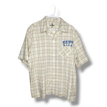 Pitt University ESPN U Men&#39;s Shirt Plaid Button Down Short Sleeve Sz XL ... - £14.96 GBP