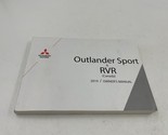 2019 Mitsubishi Outlander Sport and RVR Owners Manual Handbook OEM C03B4... - $44.98