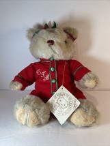 Gorham - Christmas Christopher Teddy Bear 1985 VTG with Tags Collectible - $24.75