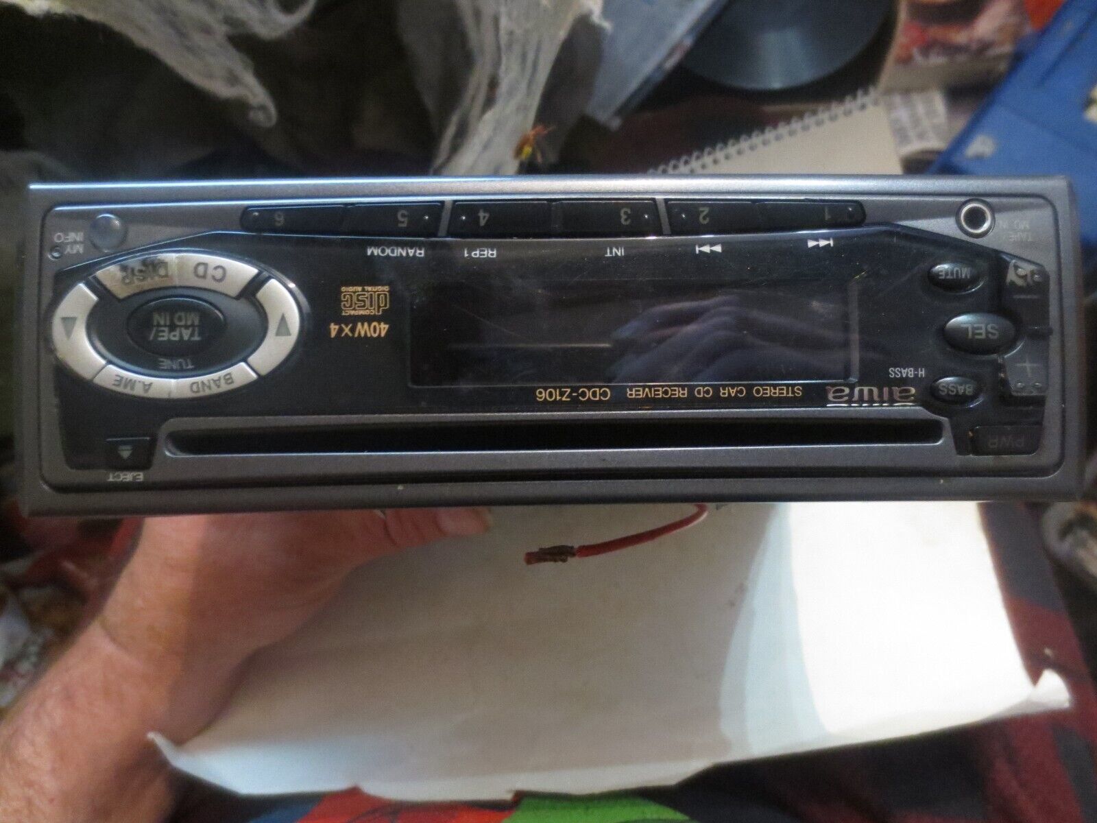 Vintage Aiwa Car Stereo CD Receiver model and 50 similar items Vintage Aiwa Car Stereo CD Receiver model and 50 similar items