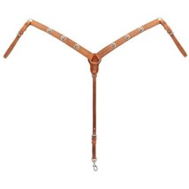 Texas Star Tapered Breast Collar, Hermann Oak® Harness Leather - £77.57 GBP