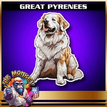 Great Pyrenees Puppy Dog Vinyl Decal Sticker - Customize with your dogs name! - £3.46 GBP+