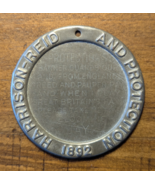 1892 Benjamin Harrison Reid And Protection Presidential Campaign Medalet... - $1,054.35 MXN