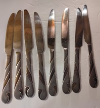 Oneida Stainless Steel Butter Knives Set Of 8 Flatware &quot;TUSCANY&quot; Patrern - $11.12