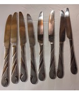 Oneida Stainless Steel Butter Knives Set Of 8 Flatware &quot;TUSCANY&quot; Patrern - €9,72 EUR