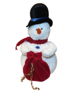 Lindt Chocolate Holidays Plush Snowman Beanbag Stuffed Toy Doll Mary Mey... - $12.95