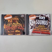 Halloween CD Lot of 2 Sounds Halloween Thunder Howling Rattling Screams Scary - £8.66 GBP