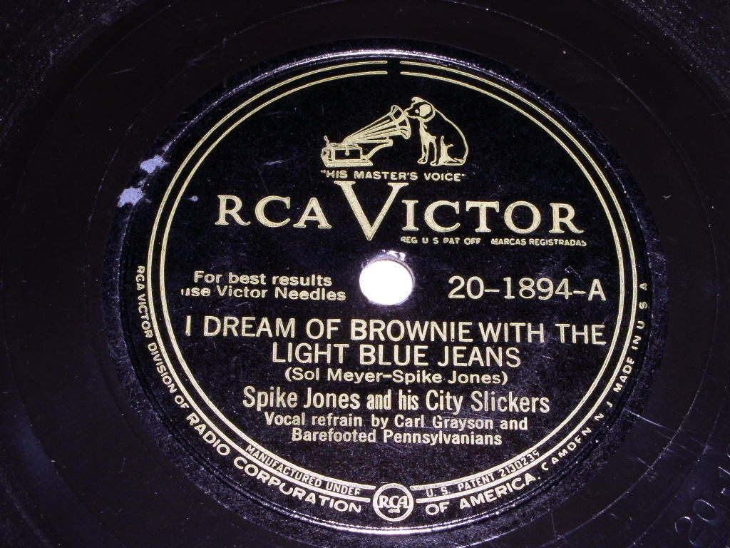 Spike Jones I Dream Of Brownie Jones Polka 78 Rpm Phonograph Record - $18.99