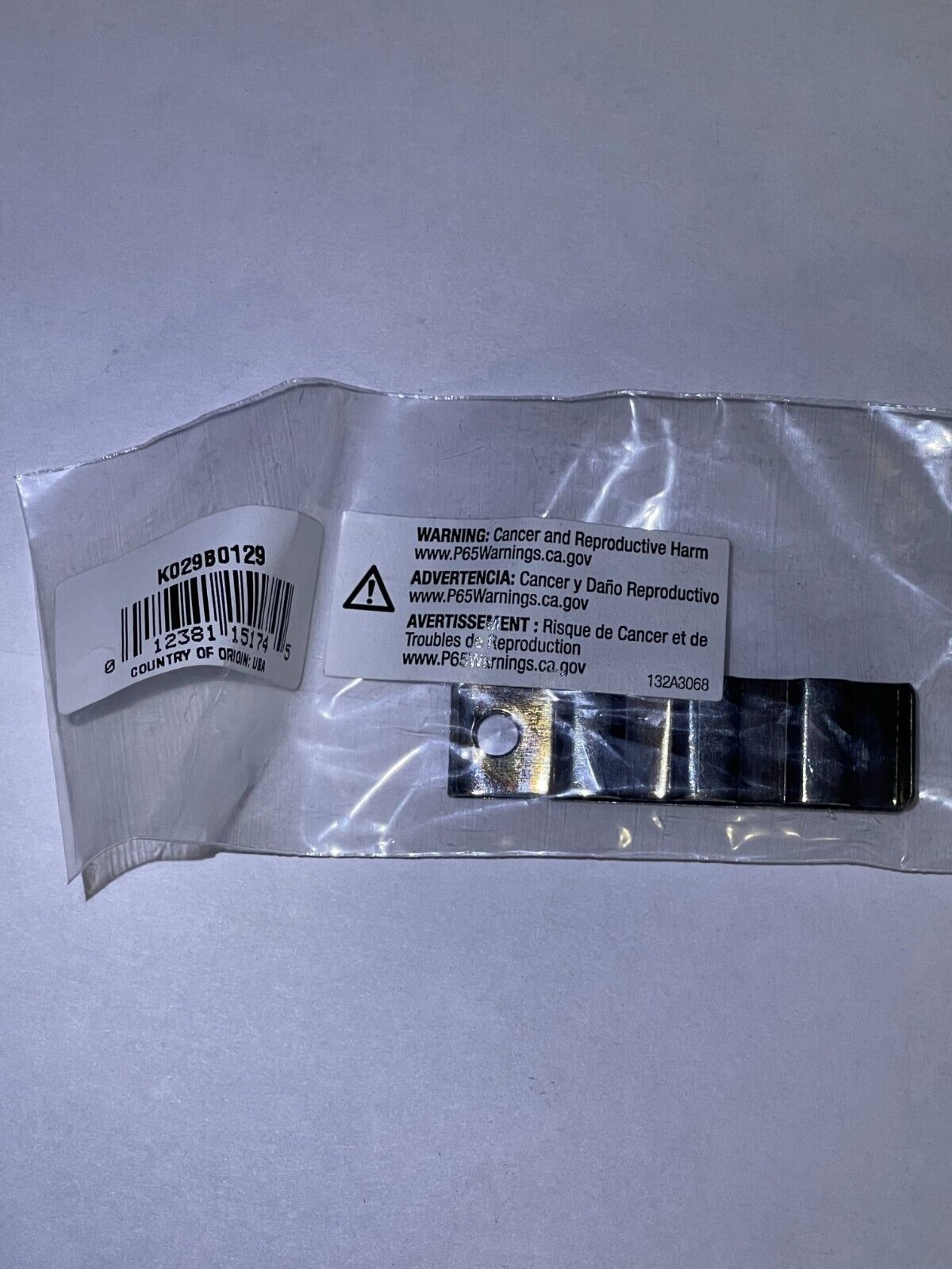 Liftmaster 29B129 Belt Clip Connector Splicer Chamberlain Garage Door Op... - $3.50