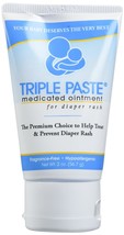 Triple Paste Diaper Rash Cream, Hypoallergenic Medicated Ointment for Ba... - £45.55 GBP