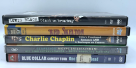 Comedy DVD Lot Red Skelton Charlie Chaplin Blue Collar Lewis Black Slapstick - $8.36