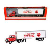 Truck Tractor with 53&#39; Trailer &quot;Drink Coca-Cola&quot; Red and White 1/50 Diecast M... - £44.90 GBP