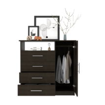 Dresser Beaufort, Four Drawers - Black - $149.99