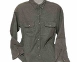 Mens Vintage Five Brother Button Down Long Sleeve Flannel Thick Shirt XL... - $22.20