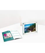 Clear Tempered Glass Floating Frame 5x7in Double Sided Photo Block 2 Pack - $145.03 MXN Clear Tempered Glass Floating Frame 5x7in Double Sided Photo Block 2 Pack - $145.03 MXN