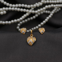 22 Karat Seal Genuine Gold 2.1/0.9cm Earring Pendant Sets Dad Antique Jewelry - £423.62 GBP