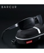 BARCUR Semi Rimless Polarized Aluminium Magnesium Sunglasses Sport Sun g... - £25.73 GBP