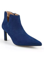 Kaleidoscope Navy Cut-Out Shoe Boots  UK 4  EUR 37      (F114) - £18.65 GBP