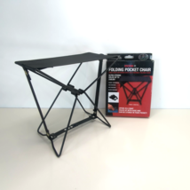 Wolverine Portable Folding Pocket Chair Indoor / Outdoor 11" Tall Used W... - $22.09
