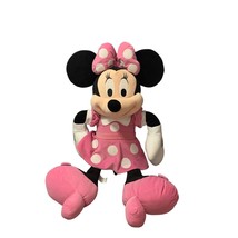 Disney Plush Minnie Mouse Large Jumbo Huge Stuffed Animal Toy 35 in Tall Pink Dr - £27.39 GBP