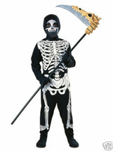 Unisex Skeleton Halloween Costume Child Small 4-6 - £9.29 GBP