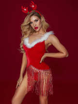 Women&#39;s Sexy Slim Red Christmas Erotic Lingerie - £28.69 GBP