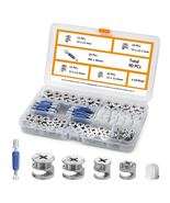 90-Piece Cam Lock Fasteners Kit – 3-in-1 Furniture Hardware Compatible w... - $18.40