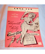 Vintage Long Ago-Cover Girl Sheet Music-Rita Hayworth, Gene Kelly - $9.50