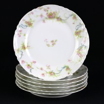 Haviland Limoges Princess Bread Plates Set, Antique Schleiger 57A Desser... - $60.00