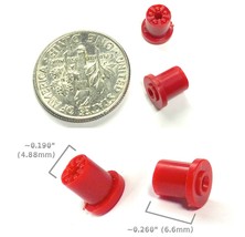 2pc Bto Newly Made Aurora T-Jet Tuff Ones Style Ho Slot Car Rear Wheels Red - £1.17 GBP
