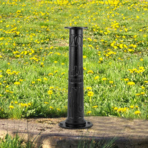VEVOR Stand for Garden Hand Water Pump Cast Iron Black Well Fountain Boo... - $100.99