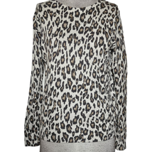 Animal Print Lightweight Cotton Blend Sweater Size Small - £27.69 GBP