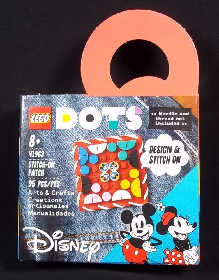 Primary image for Lego Dots 41963 Disney Mickey & Minnie Mouse Stitch On Patch 95 Pcs NEW
