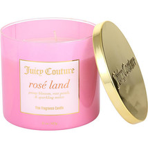 Juicy Couture Rose Land By Juicy Couture Candle 14.5 Oz - £18.87 GBP