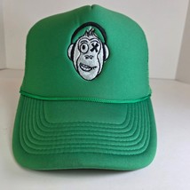 Green Monkey Headphones X-Eye Trucker Hat Rope Bill Nissin Snapback - $16.99