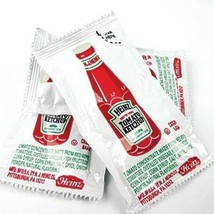 WHOLESALE LOT 1000 HEINZ KETCHUP PACKS RESTAURANT PACKETS FRESH CONDIMEN... - £54.11 GBP