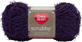 Red Heart Scrubby Yarn Grape 1 Pack of 1 Skein - $22.64