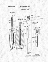 Fruit and Vegetable Peeler Patent Print - Gunmetal - £6.28 GBP+