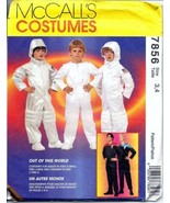McCall&#39;s 7856 ASTRONAUT SPACE SUIT STAR TREK Kids 3-4 OOP - $105.95 CAD