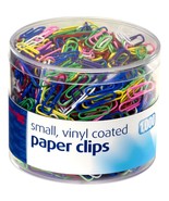 Officemate Vinyl Coated #2 Paper Clips, Assorted Colors, Tub of 1000 (97... - £22.02 GBP