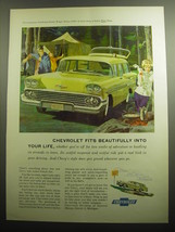 1958 Chevrolet Brookwood Station Wagon Advertisement - $18.49