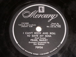 Pearl Bailey I Can&#39;t Rock And roll To Save My Soul Gypsy Goofed 78 Rpm  ... - £19.66 GBP